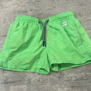 Mc2 Saint Baths boys swim Lime Green Pantone Fluo